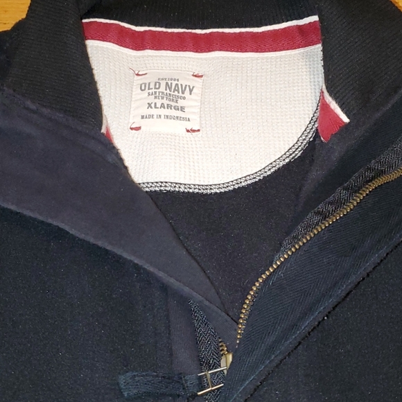 Like New Men's old navy fleece pullover jacket xl - Picture 3 of 4